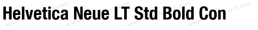 Helvetica Neue LT Std Bold Condense字体转换